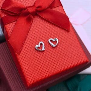 Heart Earrings "Ageliki", made of Sterling Silver 925