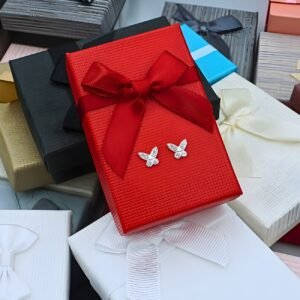 Butterfly Stud Earrings "Lili", made of 925 Sterling Silver