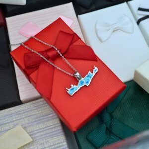 Crete Silver Pendant “Kriti Blue” with or without chain